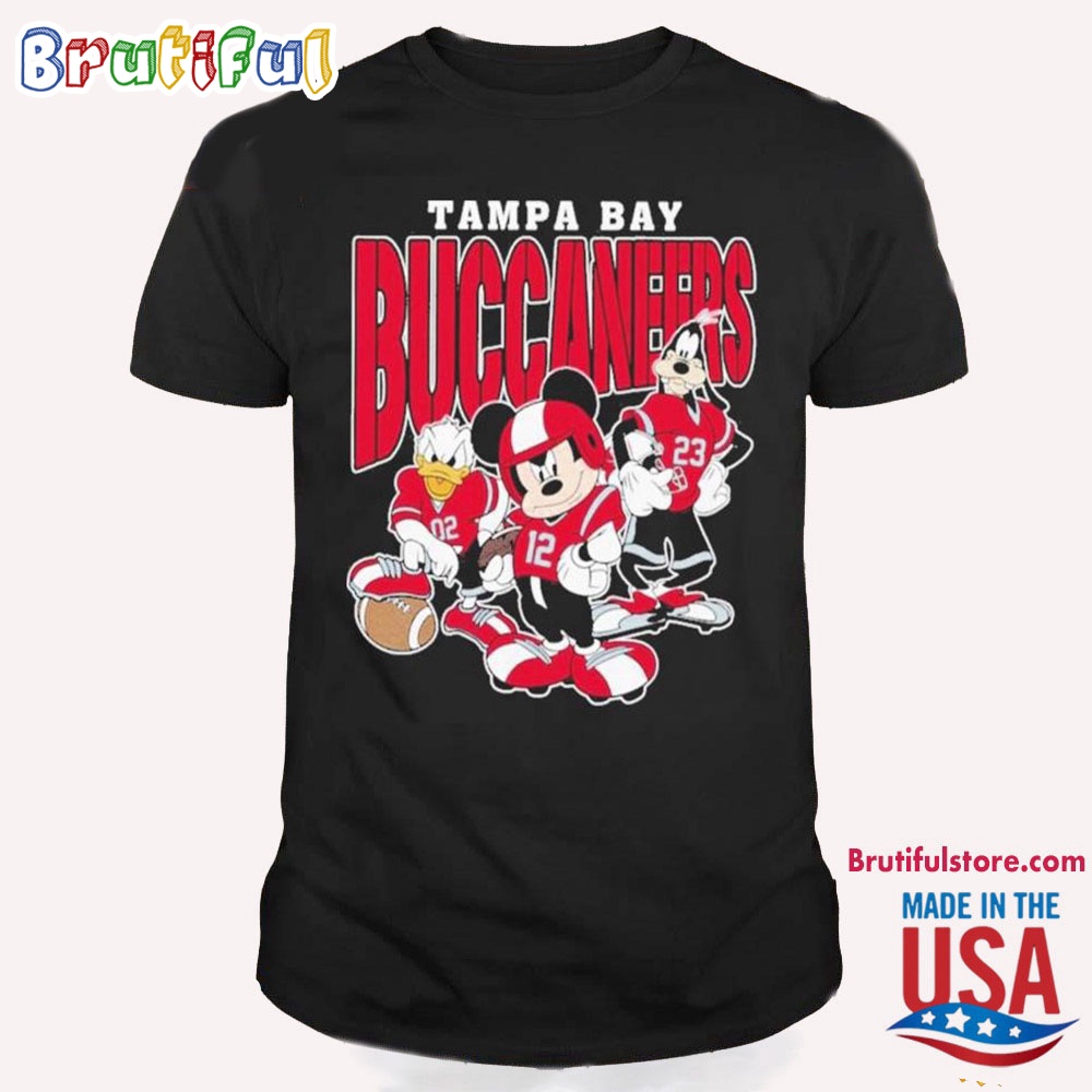 Tampa Bay Buccaneers Mickey Donald Duck And Goofy T Shirt, Tampa Bay Buccaneers Football Team 2024 Shirt