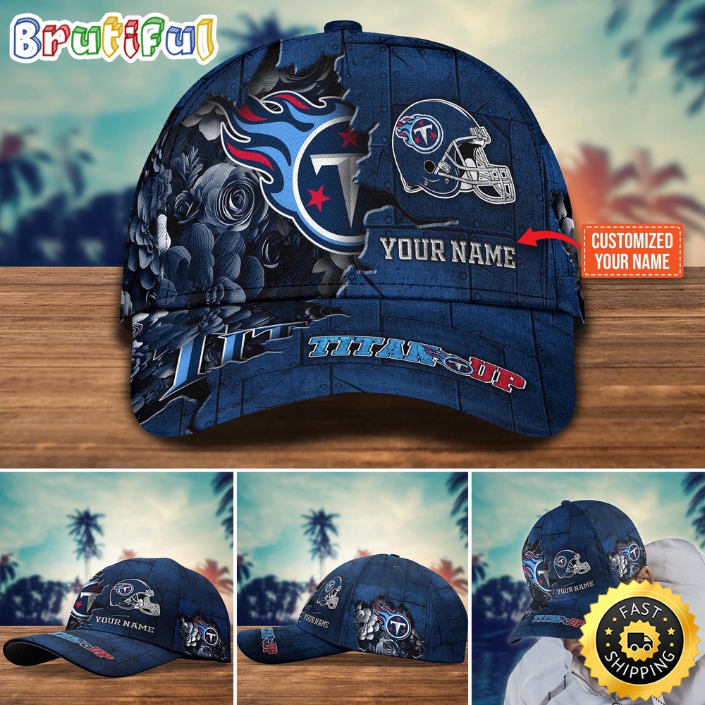 Tennessee Titans Baseball Cap Flower Custom Trending Cap