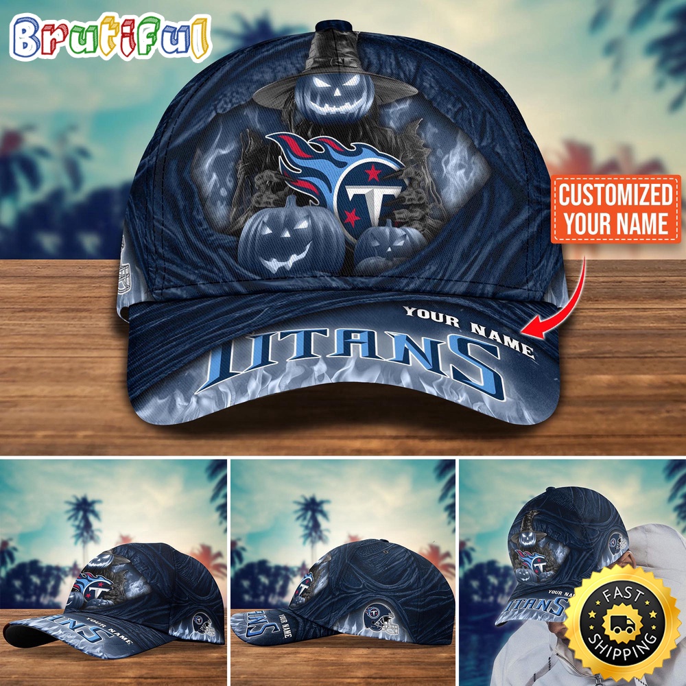 Tennessee Titans Baseball Cap Halloween Custom Cap For Fans