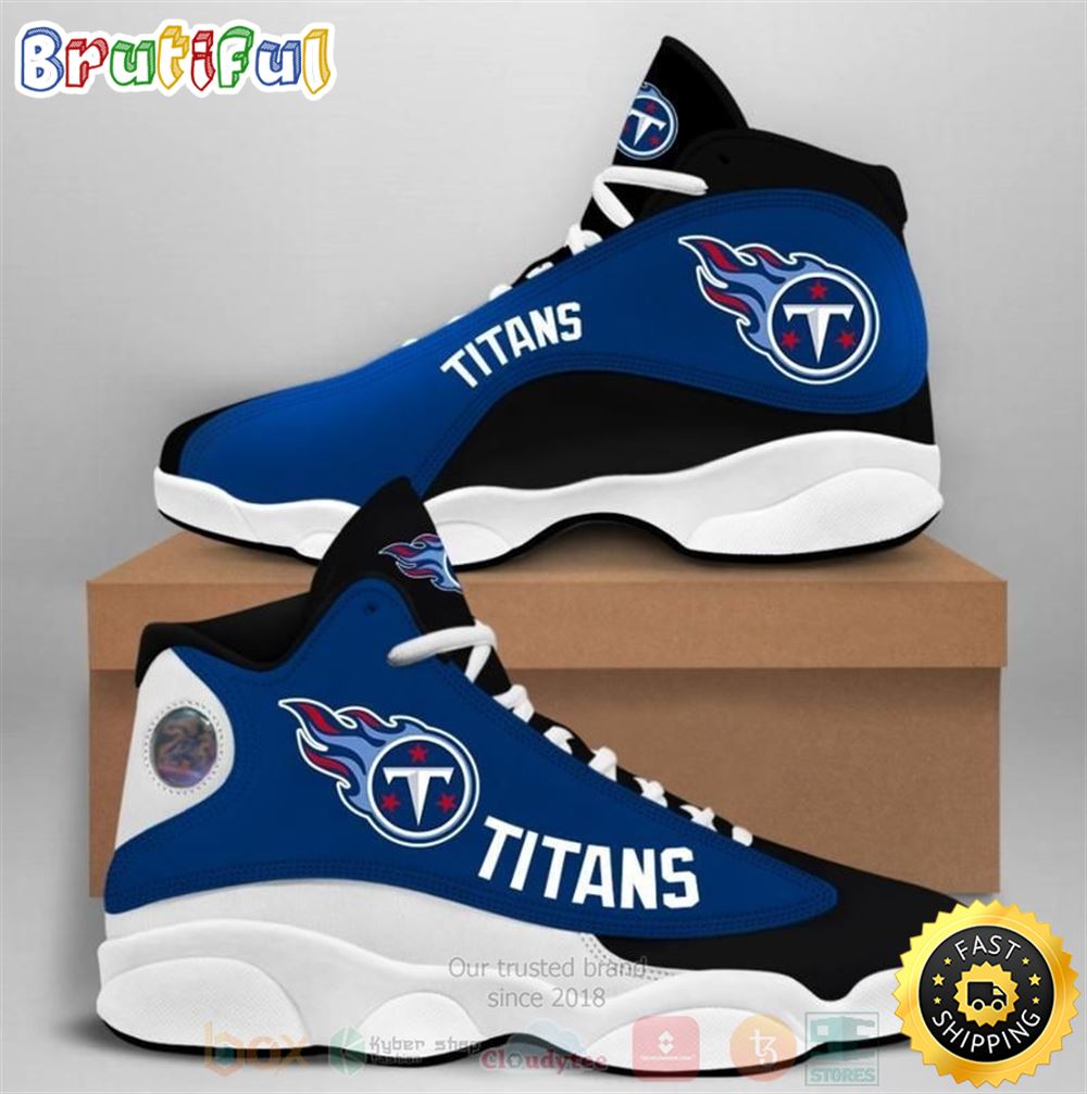 Tennessee Titans Nfl Team Air Jordan 13 Shoes