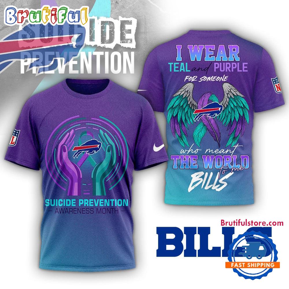 Buffalo Bills NFL National Suicide Prevention Month 3D Shirt