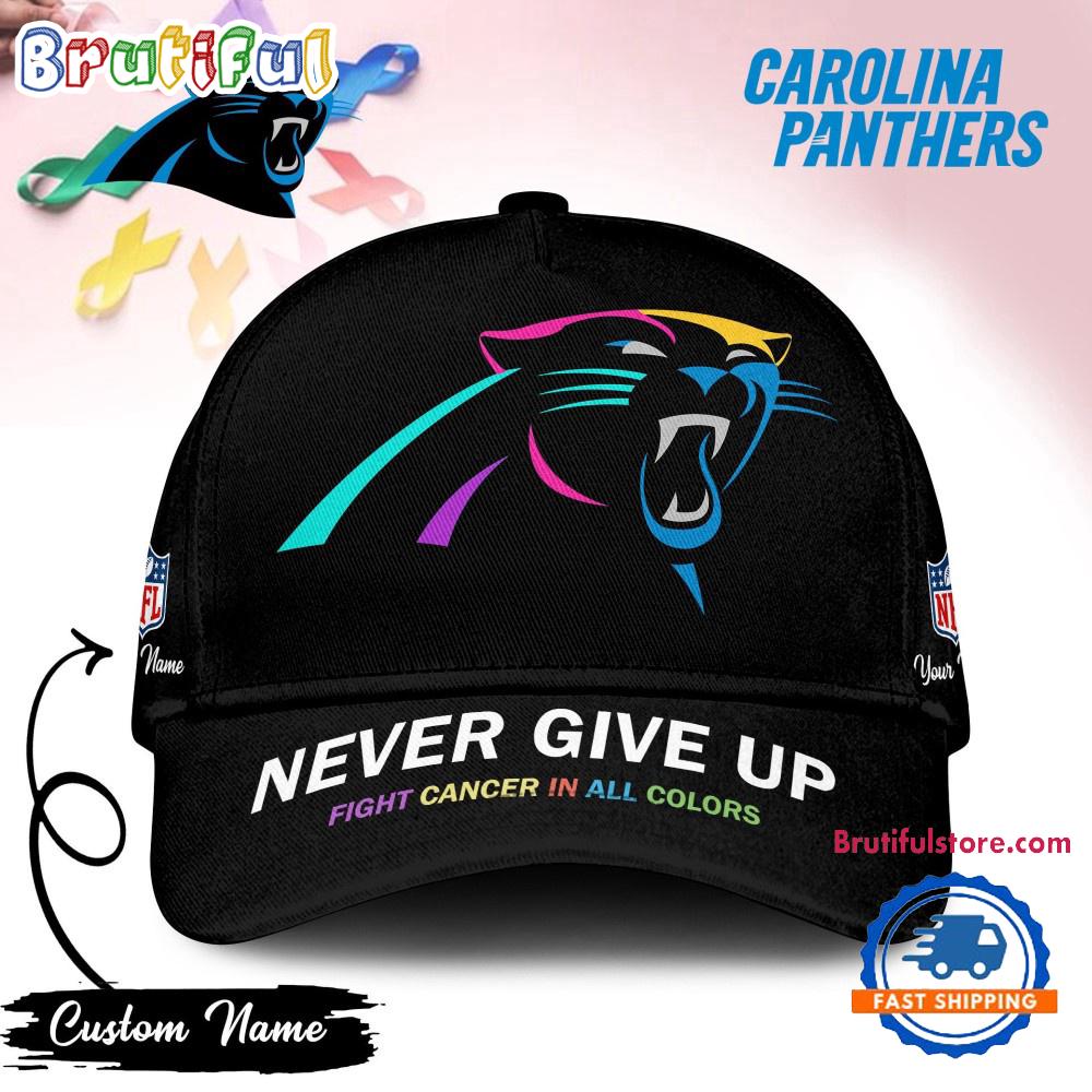Carolina Panthers Never Give Up Fight Cancer In All Colors Classic Cap