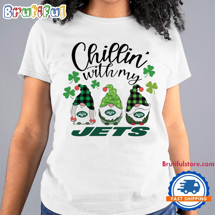 Chillin With My New York Jets Gnomes St. Patricks Day New T Shirt