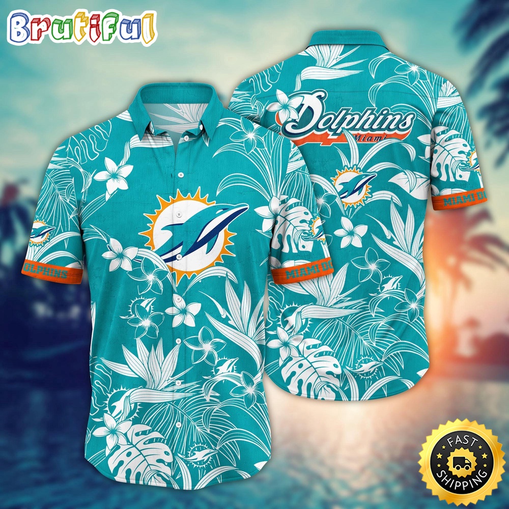 Miami Dolphins Hawaii Shirt  Flower Vacation Mood Shirts