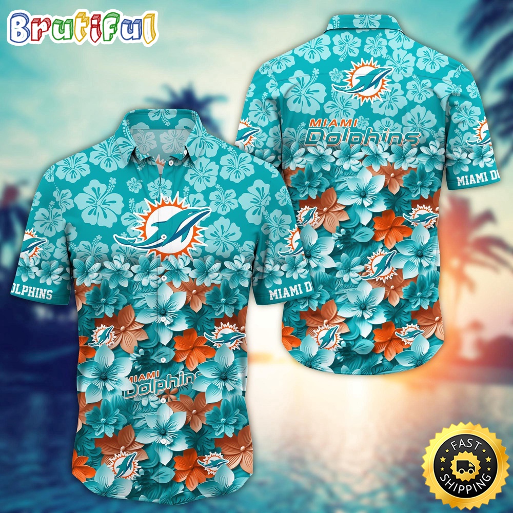 Miami Dolphins Hawaii Shirt Trending Summer For NFL Fans