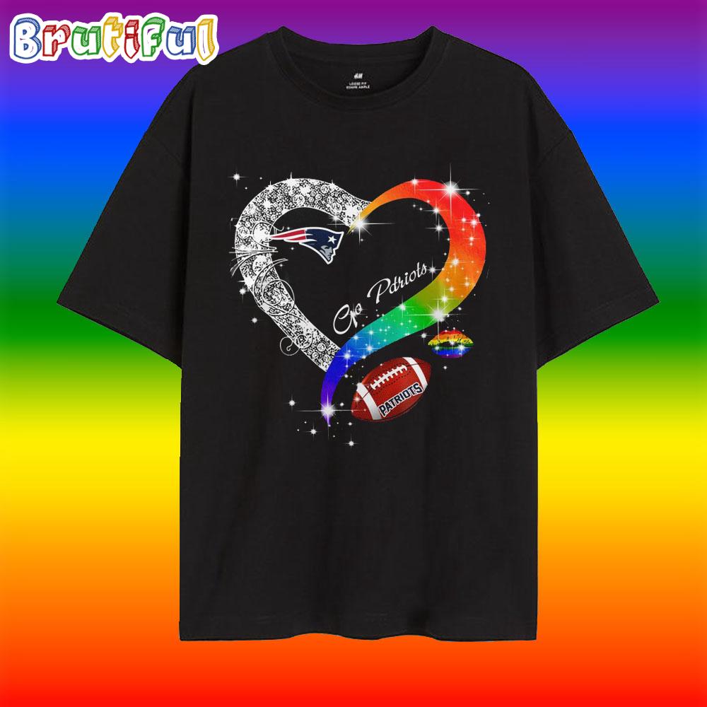 New England Patriots 2025 LGBT Pride Day Vintage T Shirt