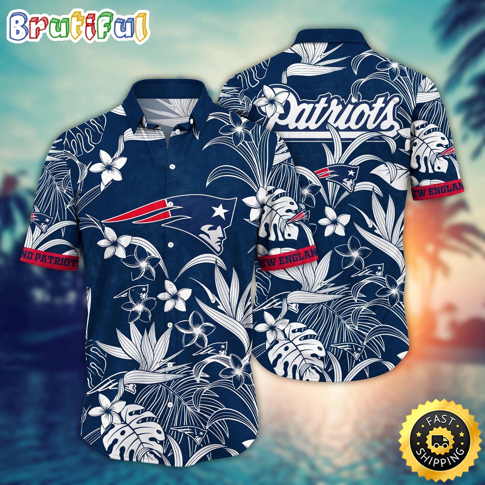 New England Patriots Hawaii Shirt  Flower Vacation Mood Shirts