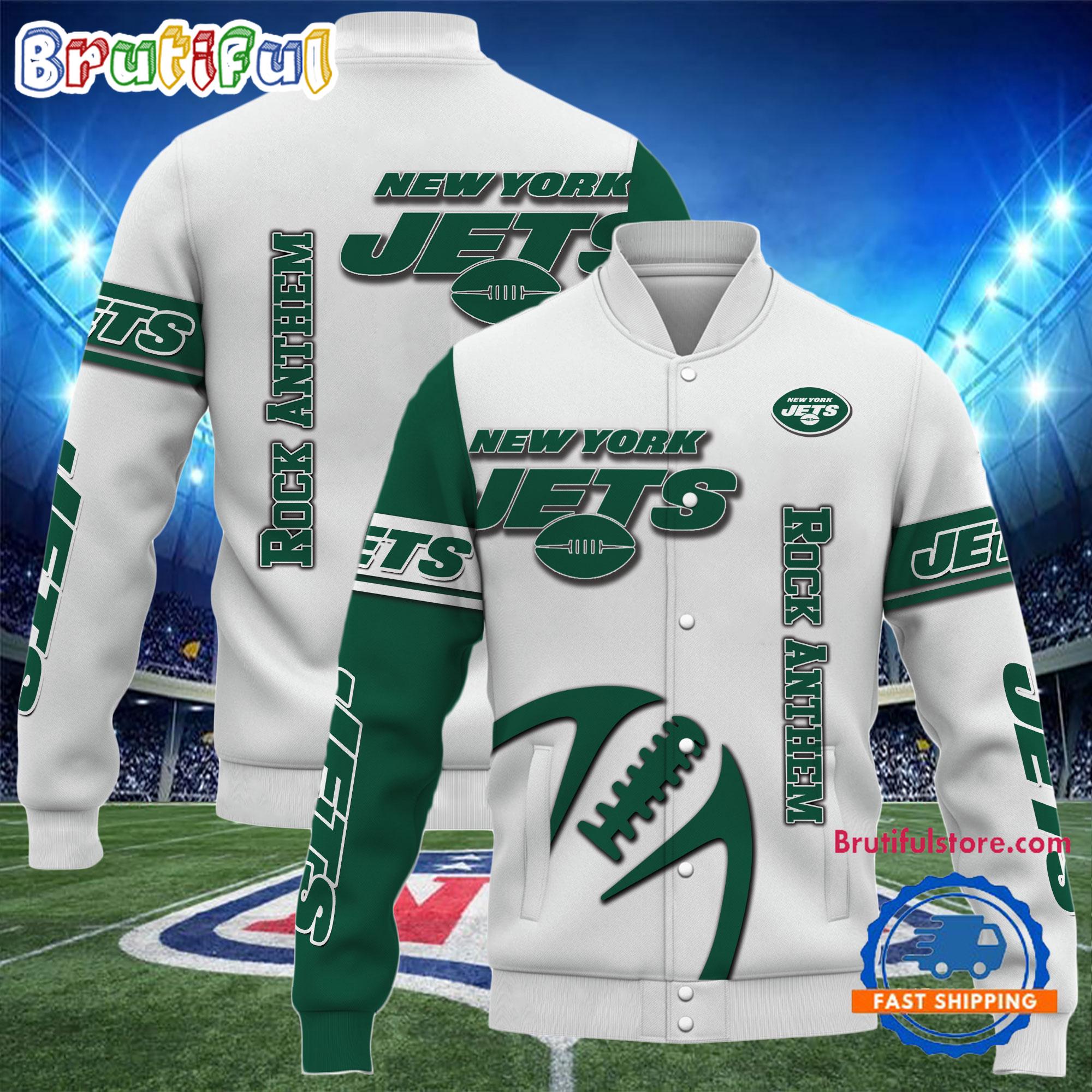 New York Jets 2024 NFL Team Limited Edition New Design Baseball Jacket