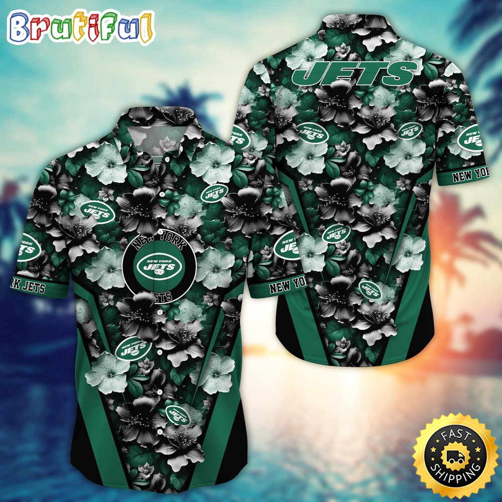 New York Jets Hawaii Shirt  Flower Tropical Getaway Shirts