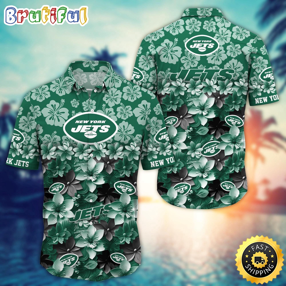 New York Jets Hawaii Shirt Trending Summer For NFL Fans