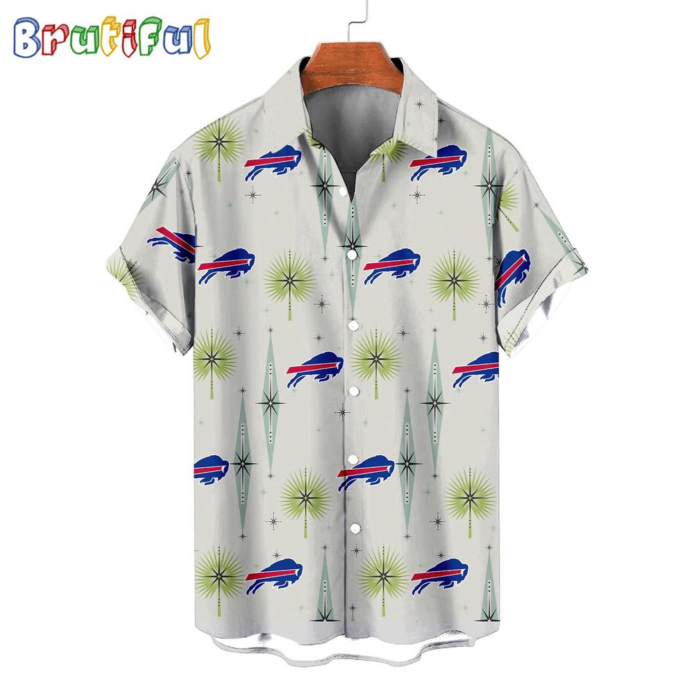 NFL Buffalo Bills Football Team Logo Funny Aloha Hawaiian Shirt