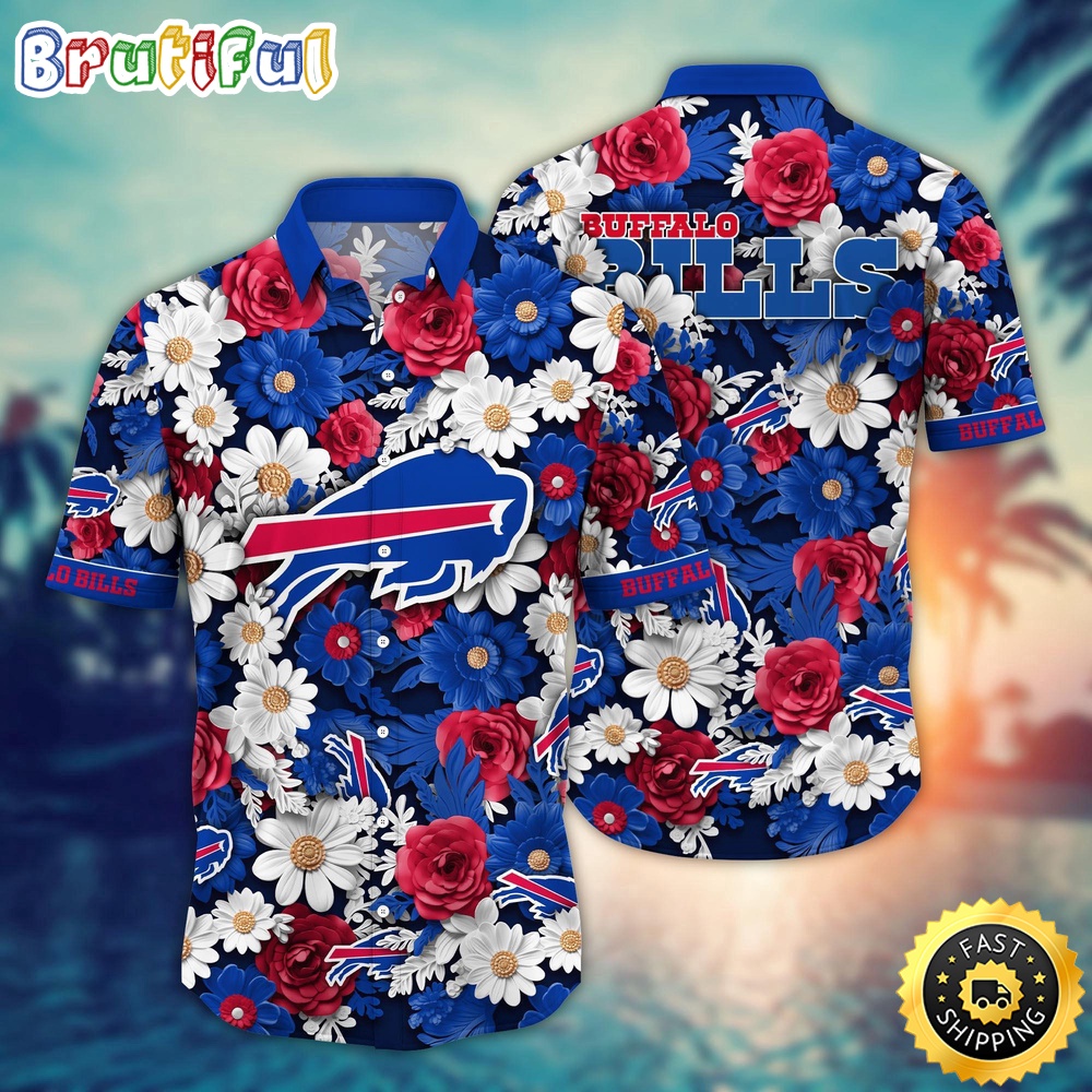 NFL Buffalo Bills Hawaii Shirt Flower Sunny Day Essentials