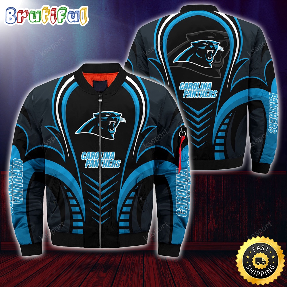 NFL Carolina Panthers Bomber Jacket Trendy Bomber Jackets