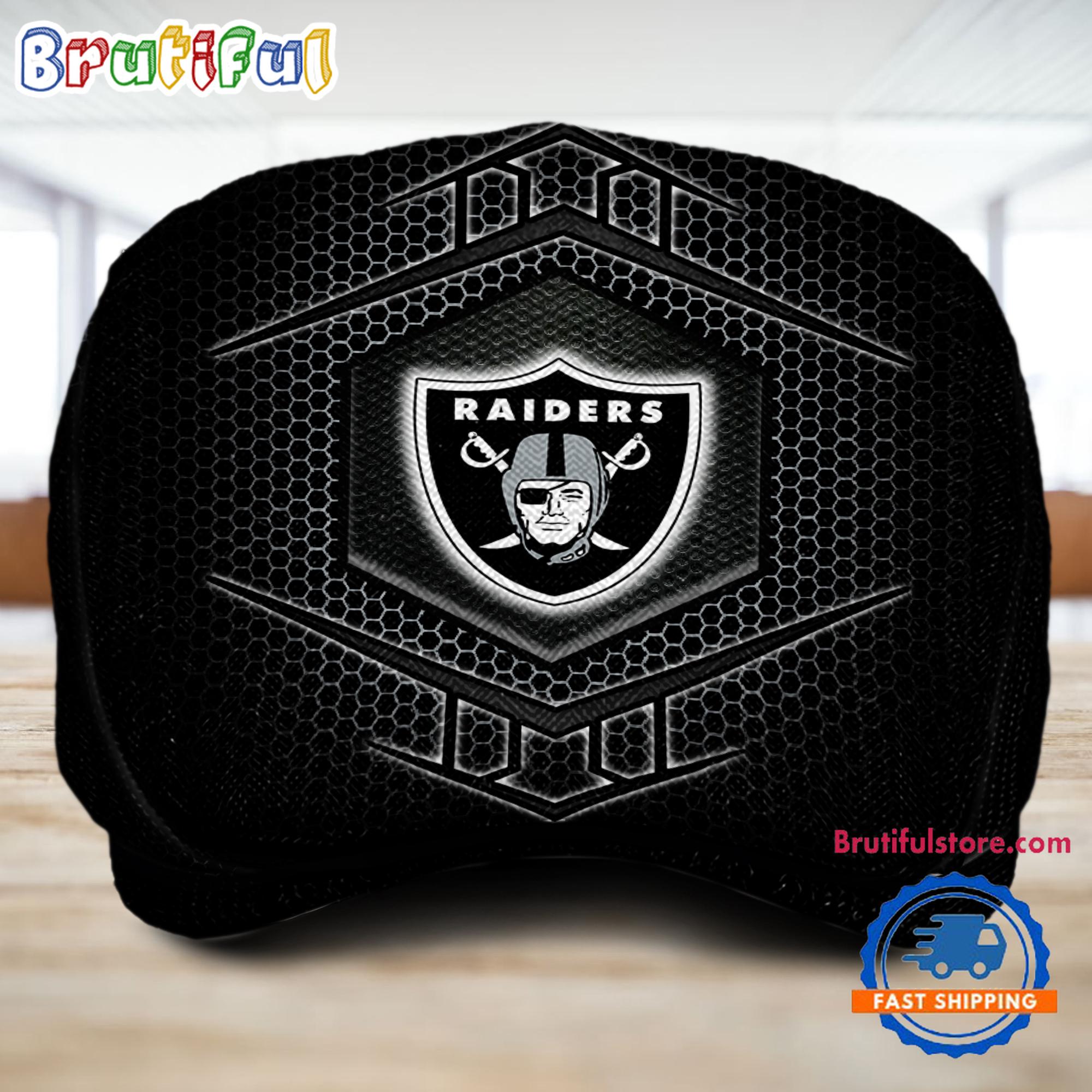 NFL Las Vegas Raiders Classic Jeff Cap, Football Team Versatile Jeff Cap