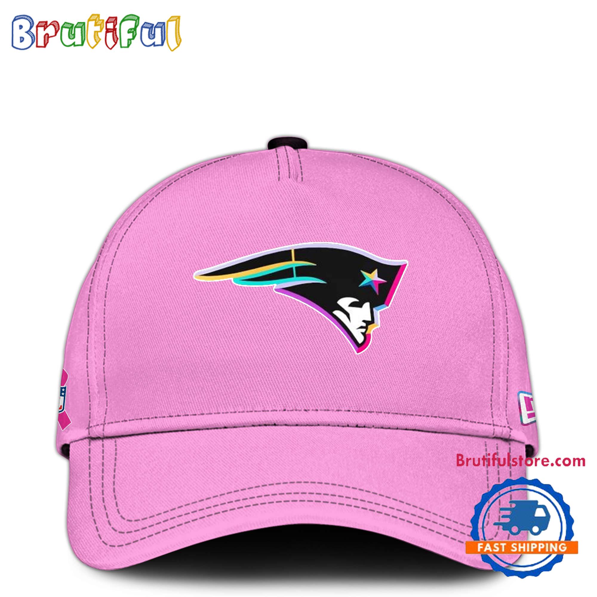 NFL New England Patriots Crucial Catch Pink Breast Cancer Awareness Limited Edition Cap