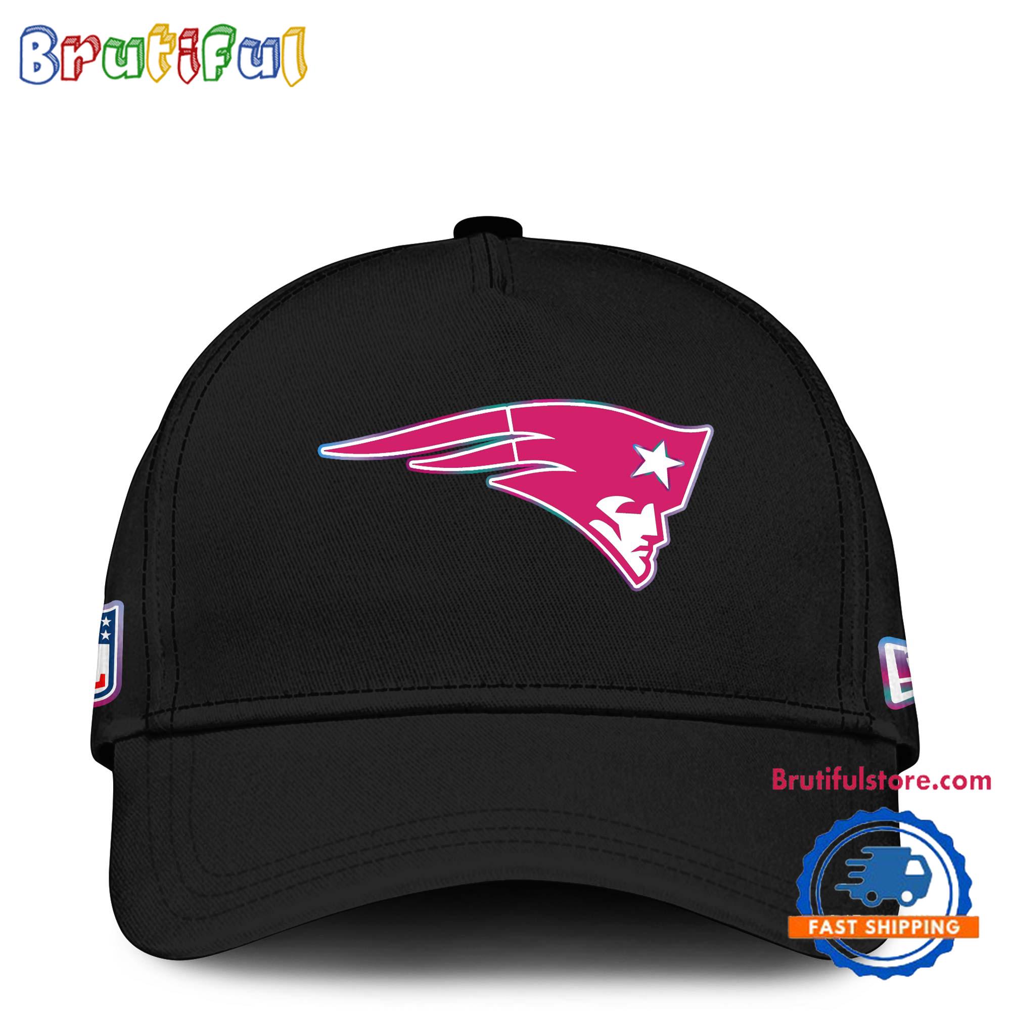 NFL New England Patriots Crucial Catch Pink Breast Cancer Awareness New Football Cap Hats