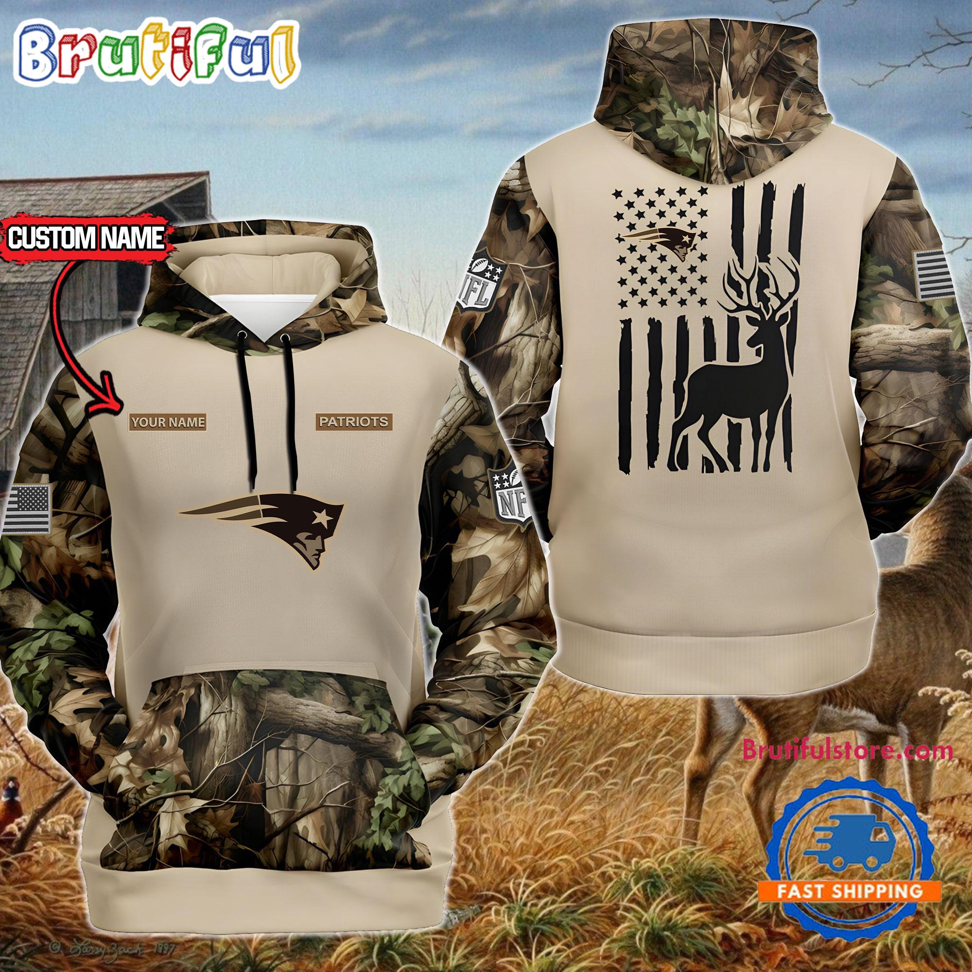 NFL New England Patriots Special Deer Hunting Custom Hoodie, Sweatshirt, TShirt