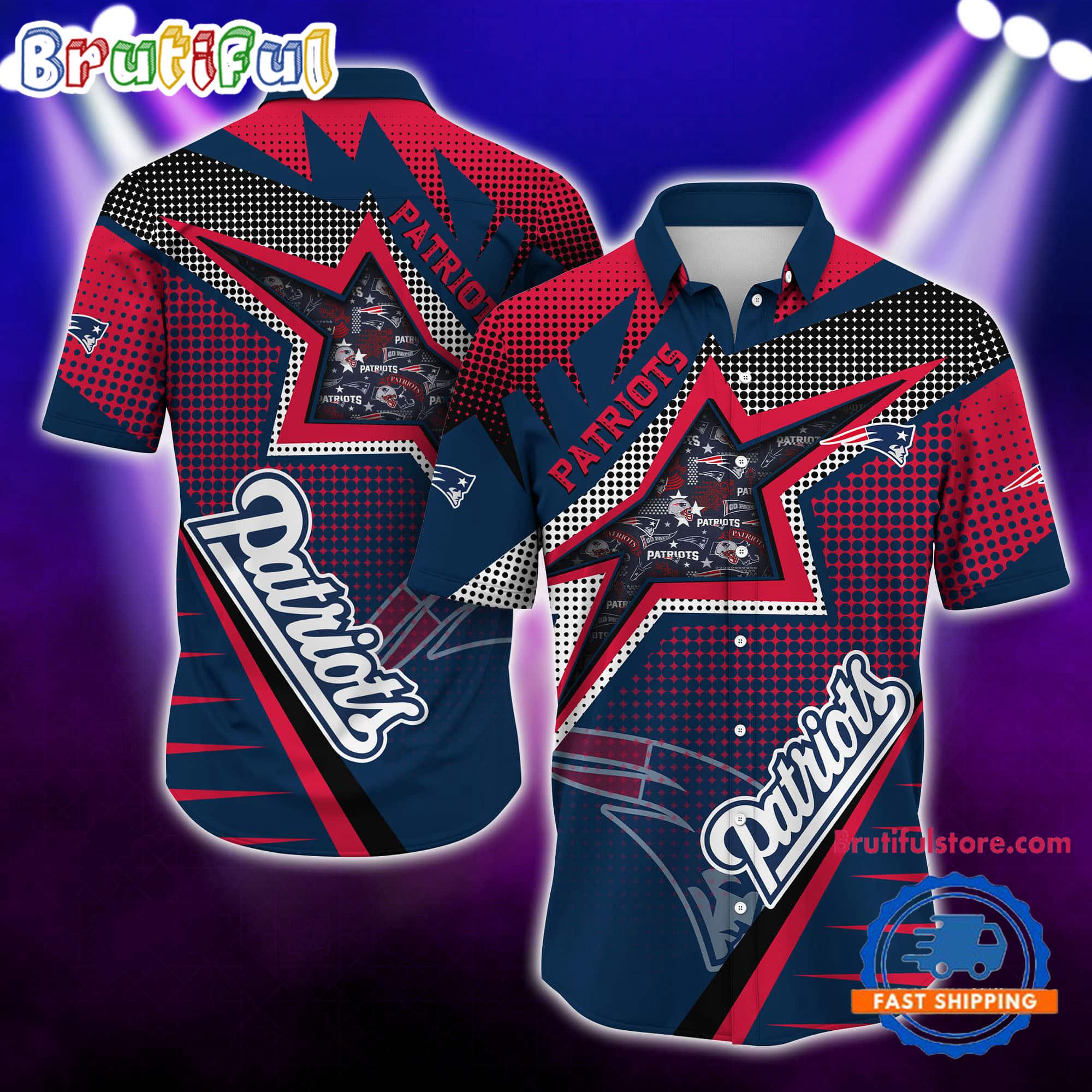 NFL New England Patriots Special Football Team Star Hawaiian Shirts