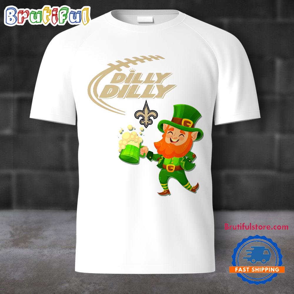 NFL New Orleans Saints Dilly Dilly Patrick Day 2025 New T-Shirt