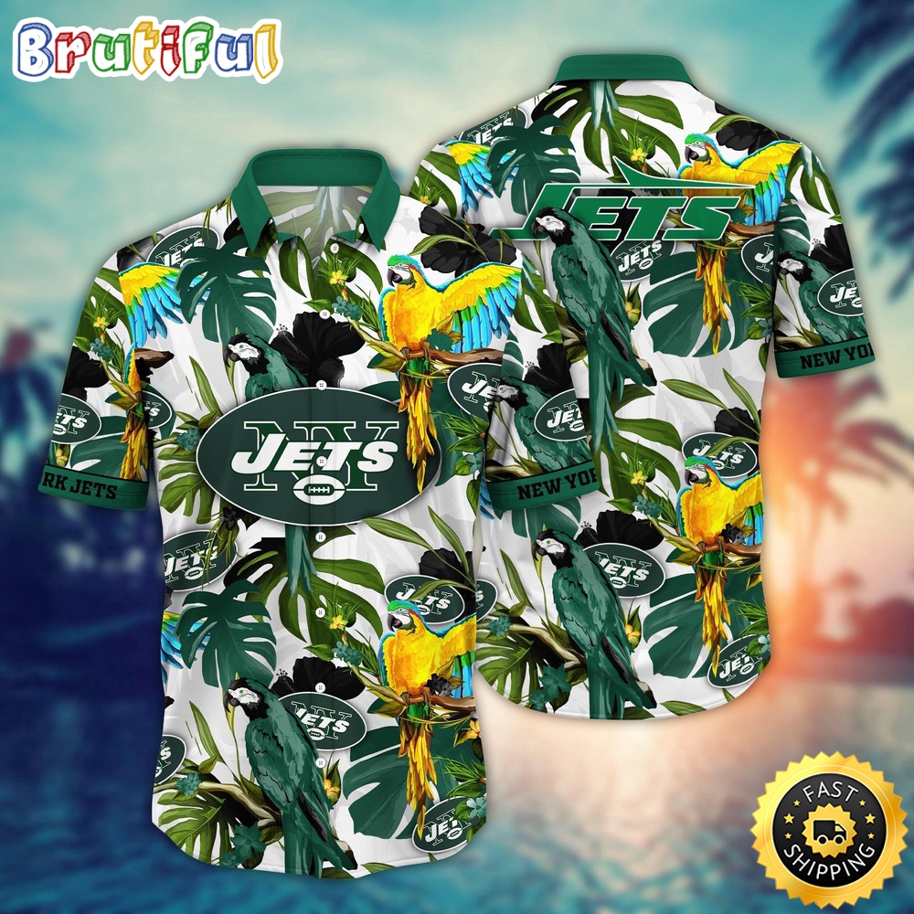 NFL New York Jets Hawaii Shirt Flower Sunshine Inspired Tops