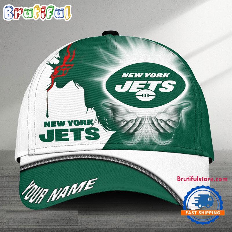 NFL New York Jets Special Christian Custom Baseball Cap, Football God Hats