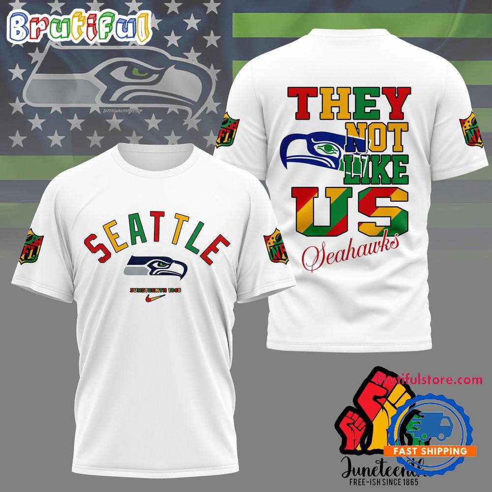NFL Seattle Seahawks 2025 Juneteenth Freedom Day 3D Shirt