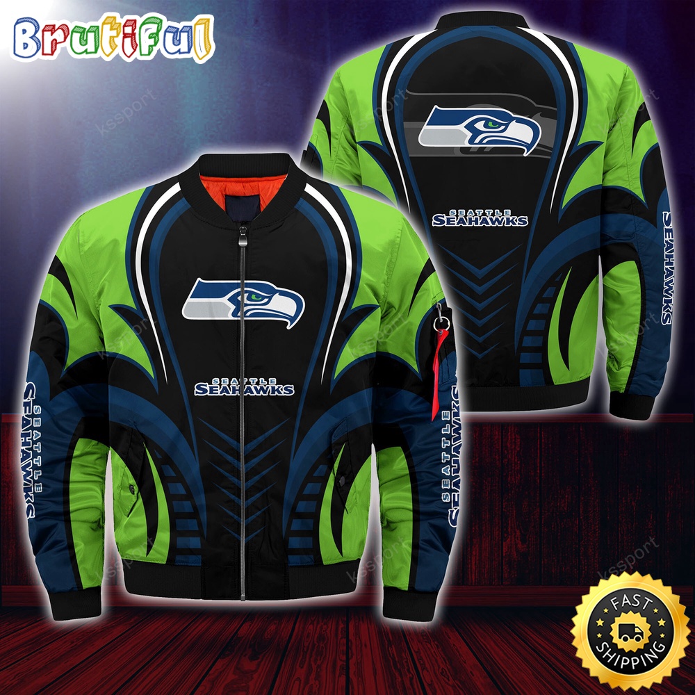 NFL Seattle Seahawks Bomber Jacket Trendy Bomber Jackets