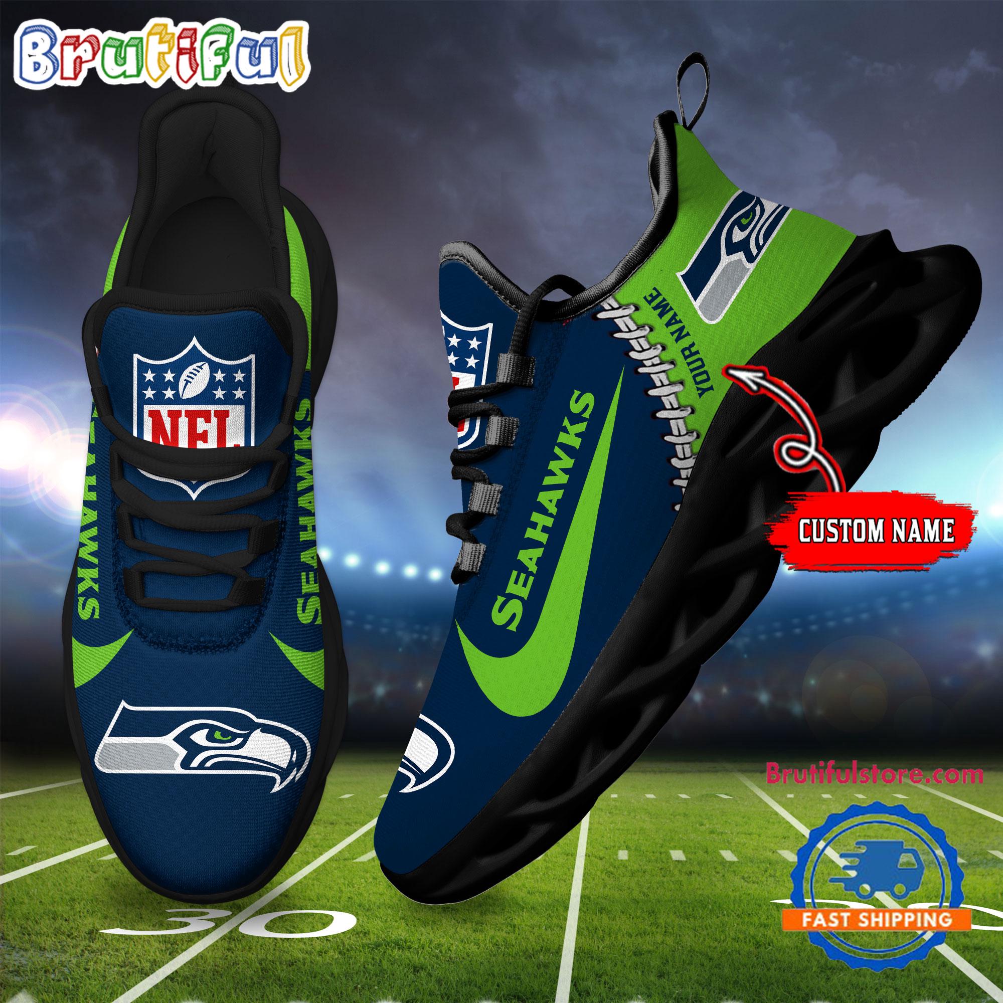 NFL Seattle Seahawks Football New Season Sneaker Max Soul Shoes