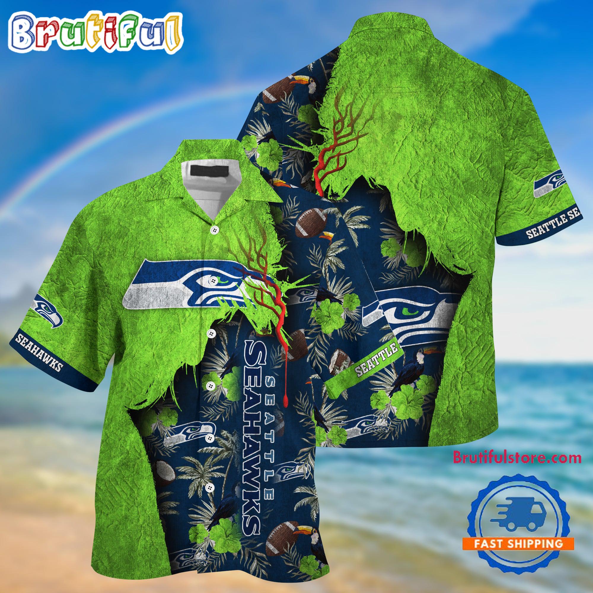 NFL Seattle Seahawks Football Team Summer God Hawaii Shirt