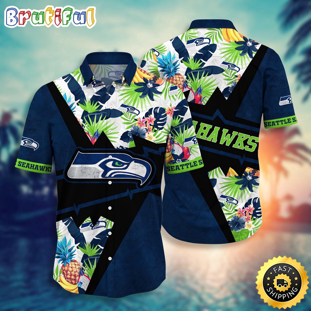 NFL Seattle Seahawks Hawaii Shirt Flower Island Inspired Apparel