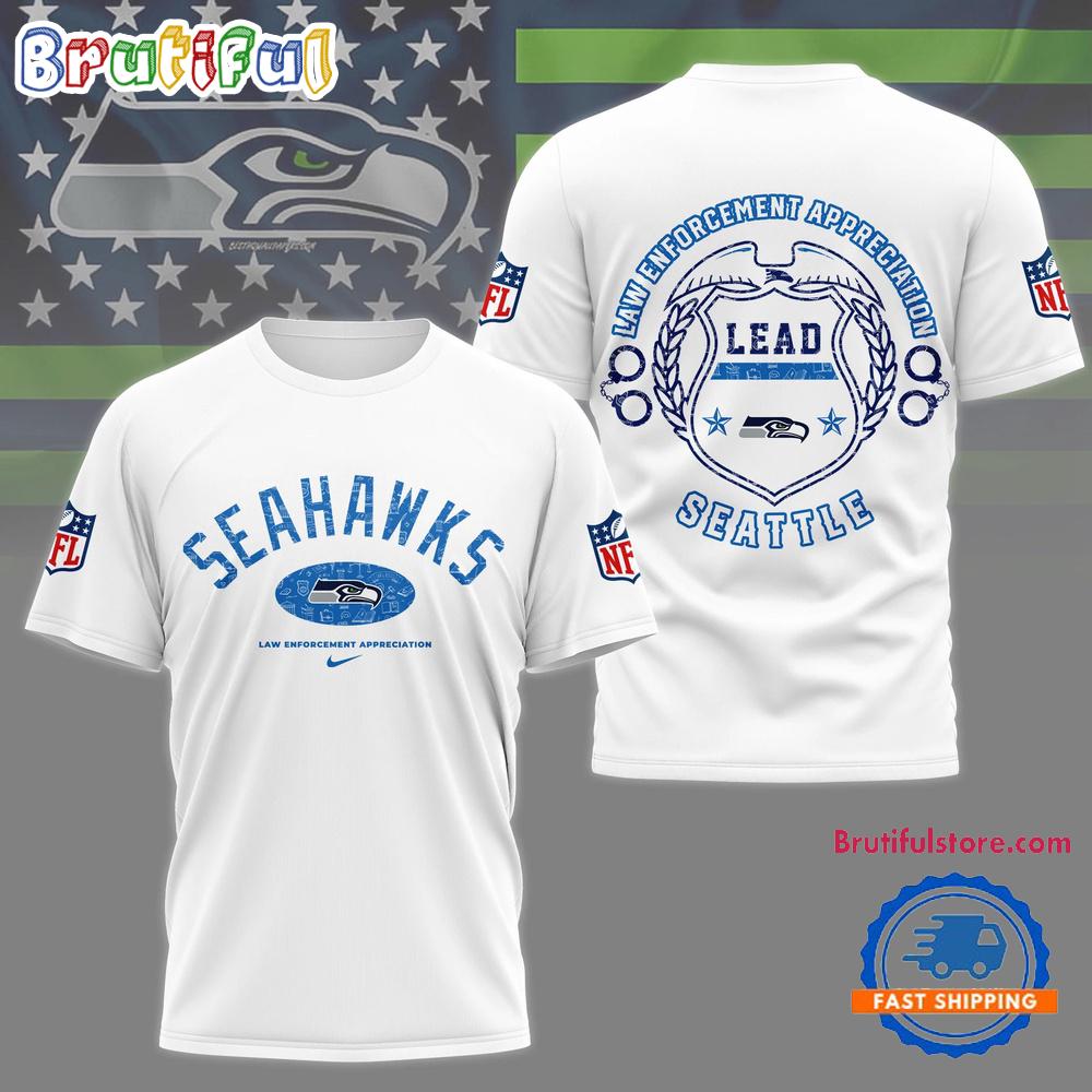 NFL Seattle Seahawks Law Appreciation Month 3D Shirt