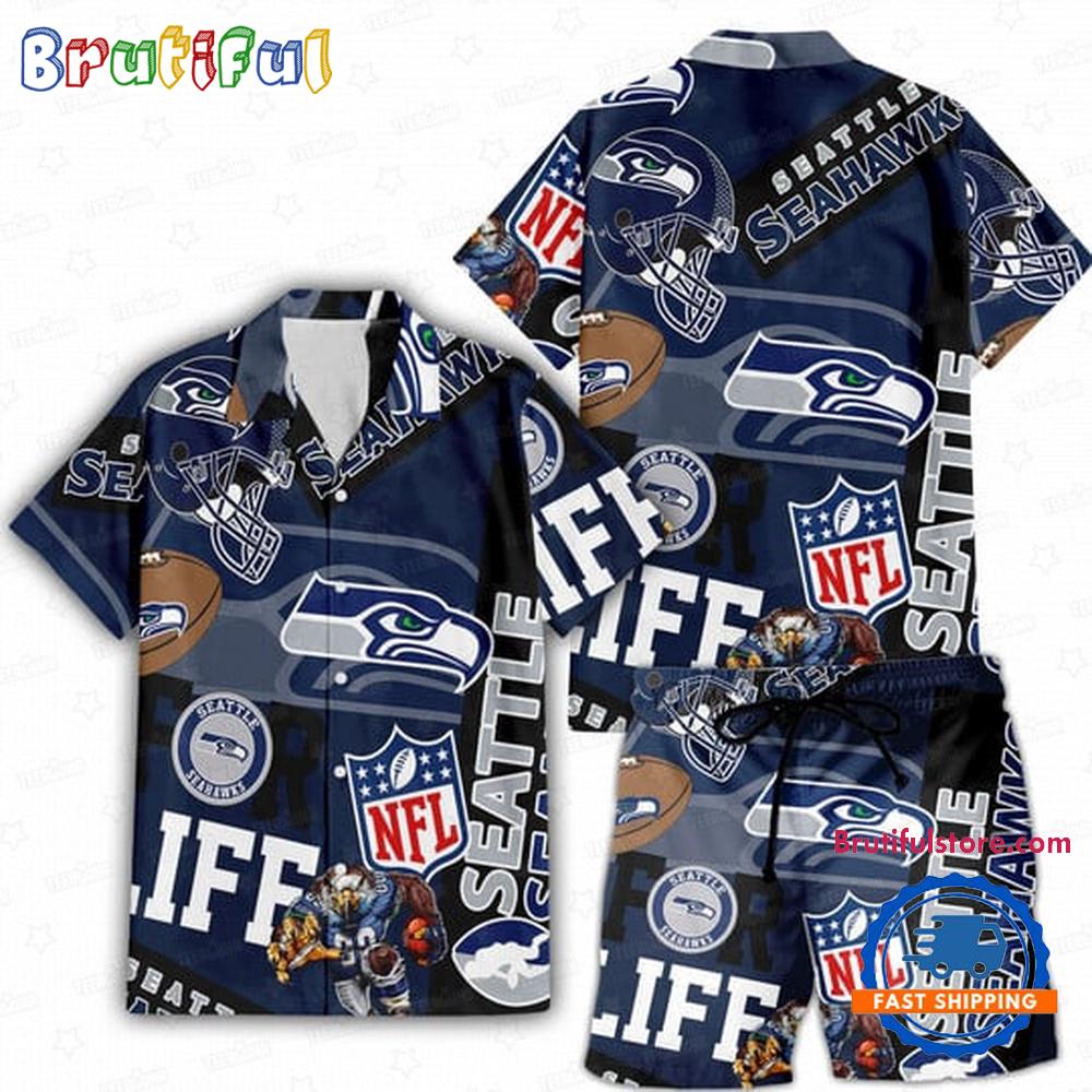 NFL Seattle Seahawks Limited Edition For Life Hawaiian Shirt And Shorts