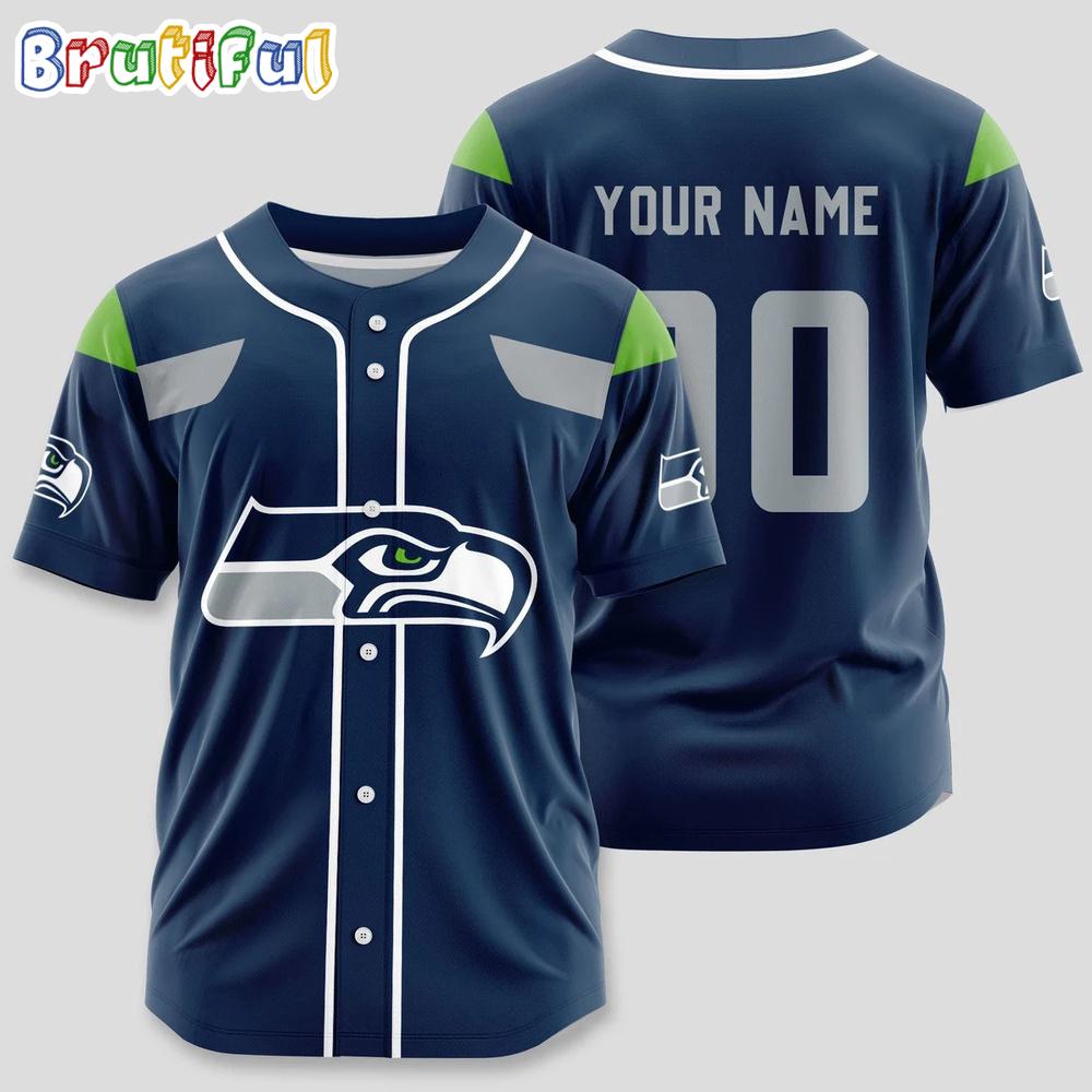 NFL Seattle Seahawks Limited Edition Personalized Baseball Jersey