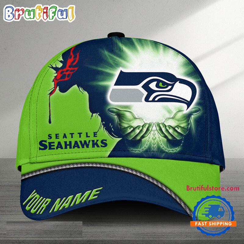 NFL Seattle Seahawks Special Christian Custom Baseball Cap, Football God Hats