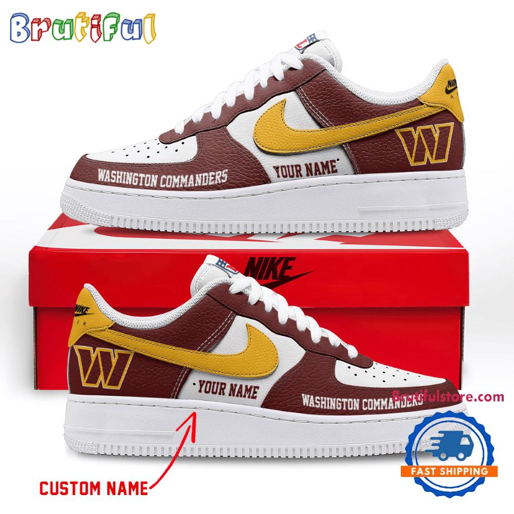 NFL Washington Commanders Limited Edition Personalized Air Force 1 Shoes Sneaker