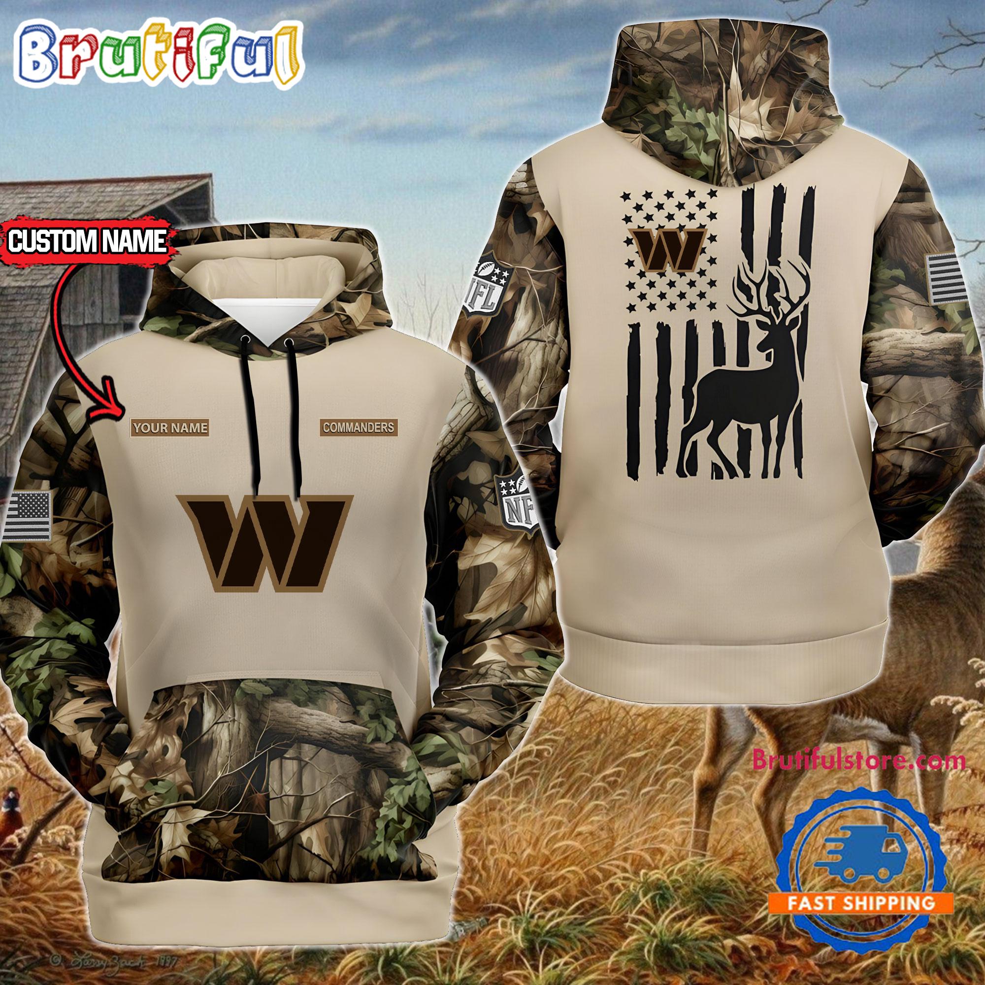 NFL Washington Commanders Special Deer Hunting Custom Hoodie, Sweatshirt, TShirt