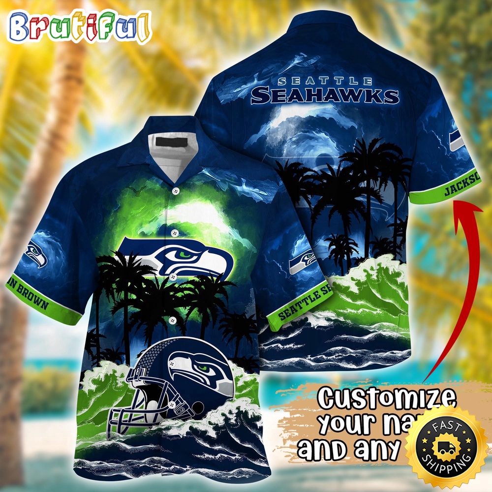 Personalized NFL Seattle Seahawks Best Hawaiian Shirt Ever Aloha Shirt For Fans