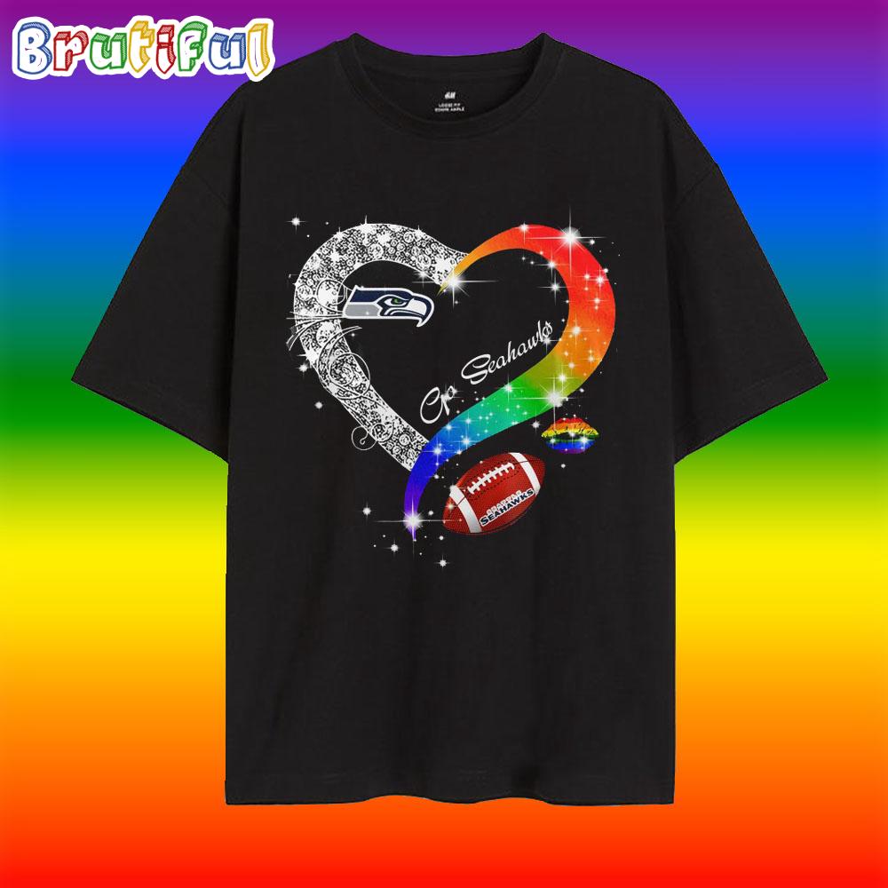 Seattle Seahawks 2025 LGBT Pride Day Vintage T Shirt