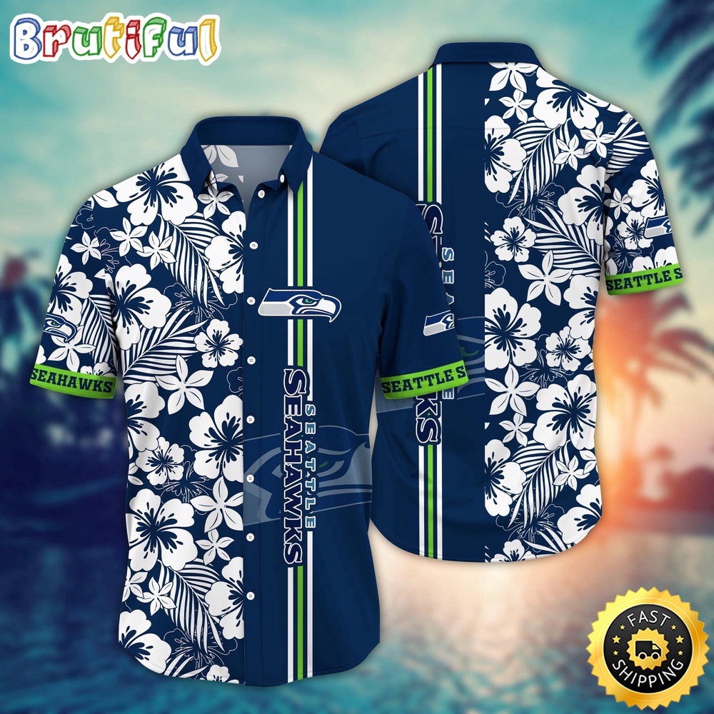 Seattle Seahawks Hawaii Shirt  Flower Exotic Island Fashion