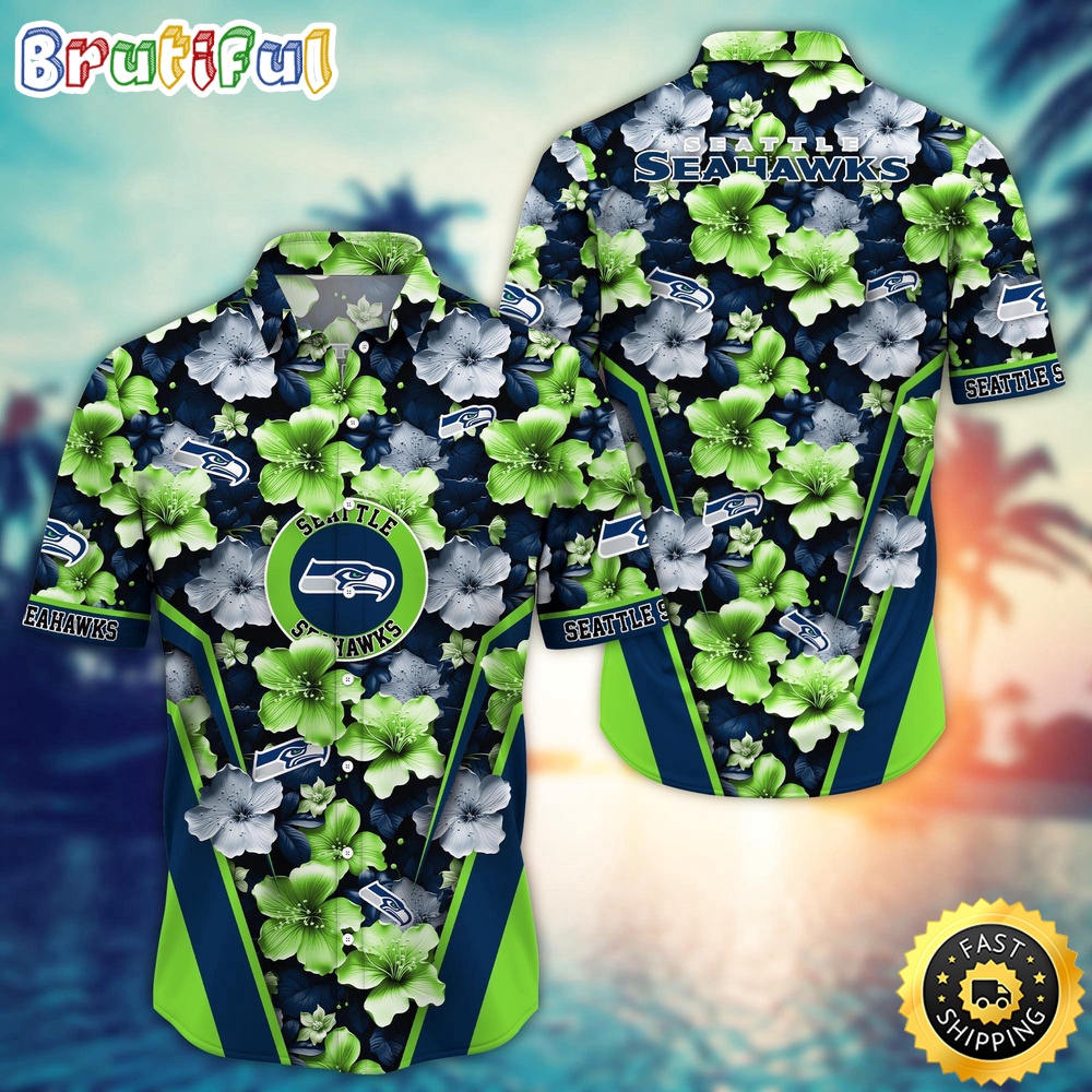 Seattle Seahawks Hawaii Shirt  Flower Tropical Getaway Shirts